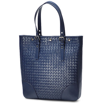 BOTTEGA VENETA ボッテガヴェネタ バッグ レプリカ レザートートバッグ 258784 v4651 4130 レディース ネイビー イントレチャート